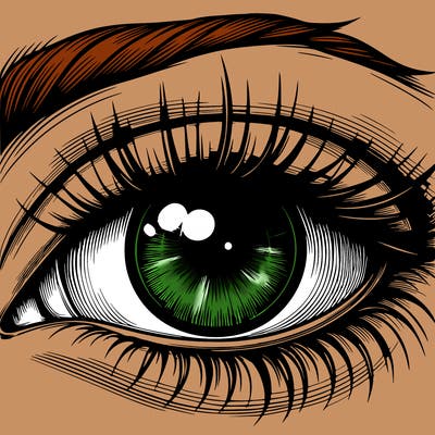 realistic eye
