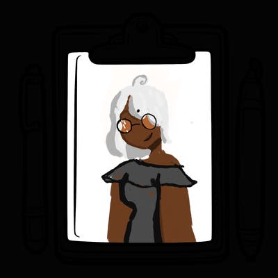 blank clip board with pen