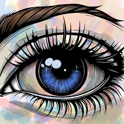 realistic eye