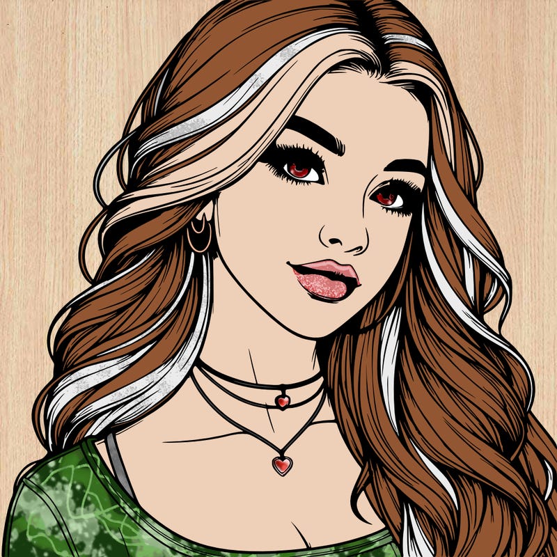 detailed realistic girl