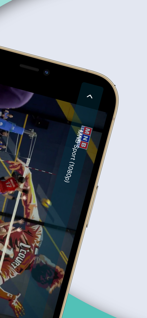 IPTV M3U - Stream Player - High definition live sports broadcast of a volleyball match on the IPTV M3U Stream Player app