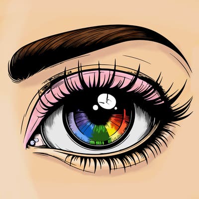 realistic eye