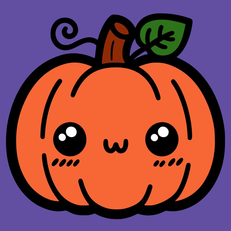 simple halloween pumpkin cute