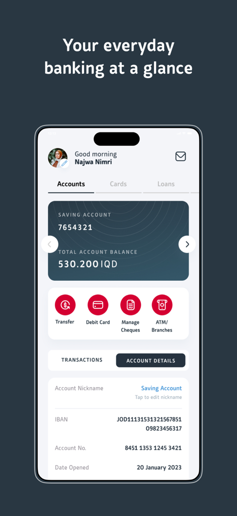 National Bank of Iraq - Finance App | MWM