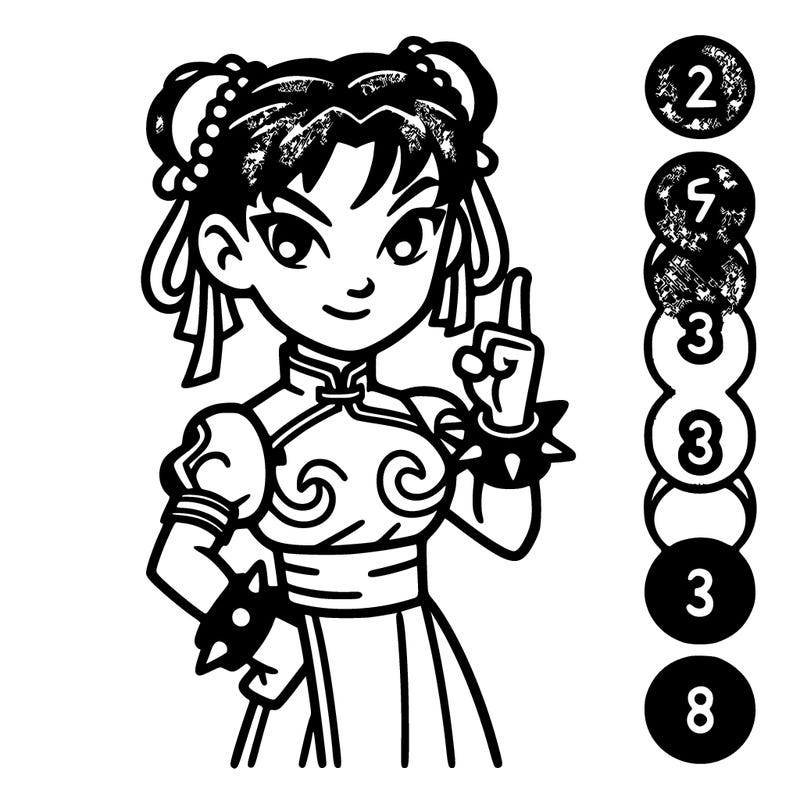 chun li shows her hinter