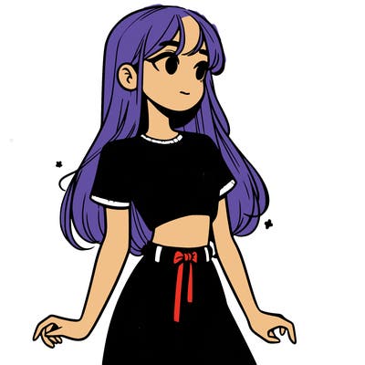 girl in a cute crop top