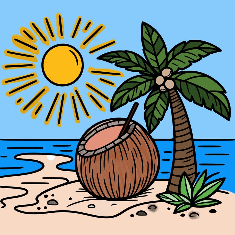 summer  coconut