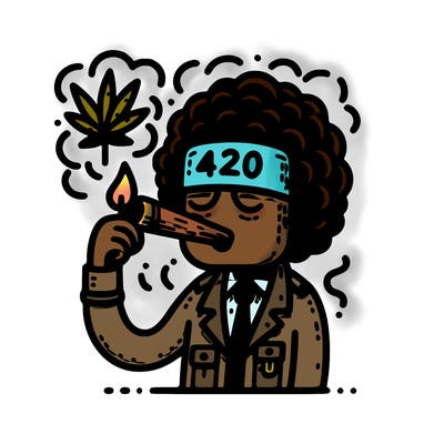 420 smoking high