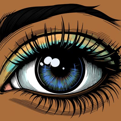 realistic eye