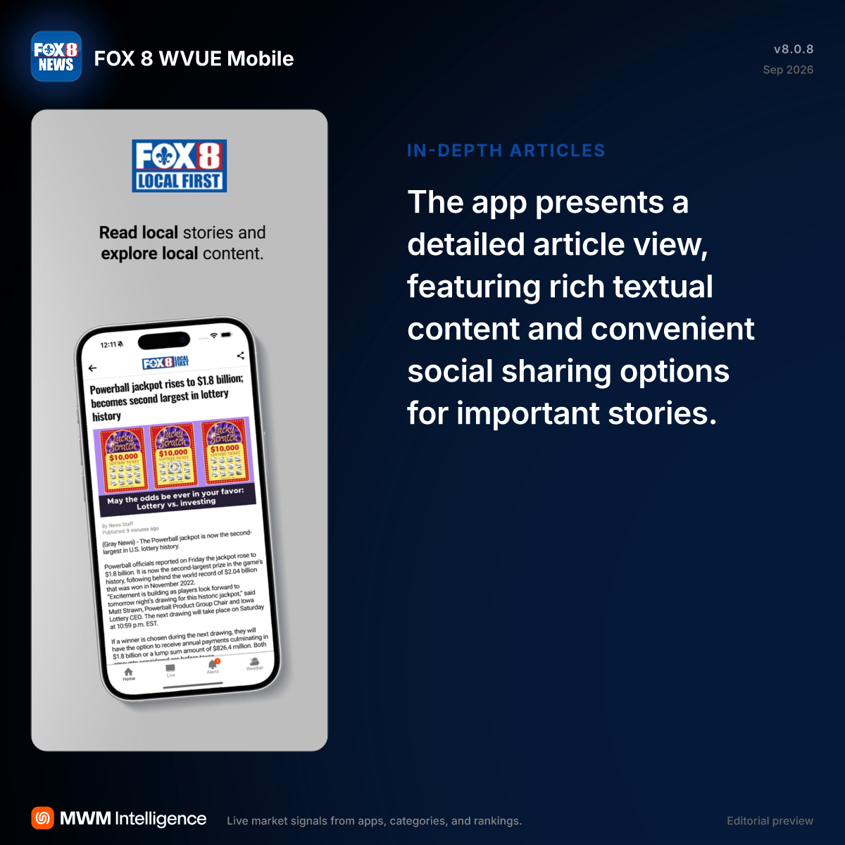 FOX 8 WVUE Mobile - News App | MWM