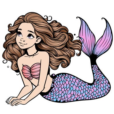 a realistic mermaid