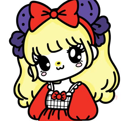 sanrio manga girl