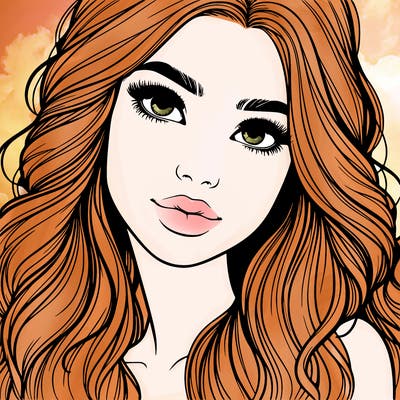 beautiful realistic girl