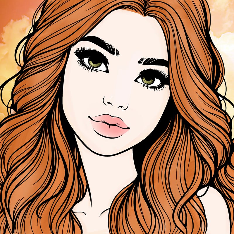 beautiful realistic girl