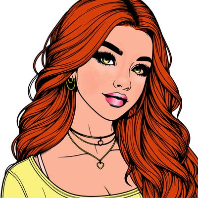 detailed realistic girl