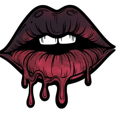 lips that look realistic and drip