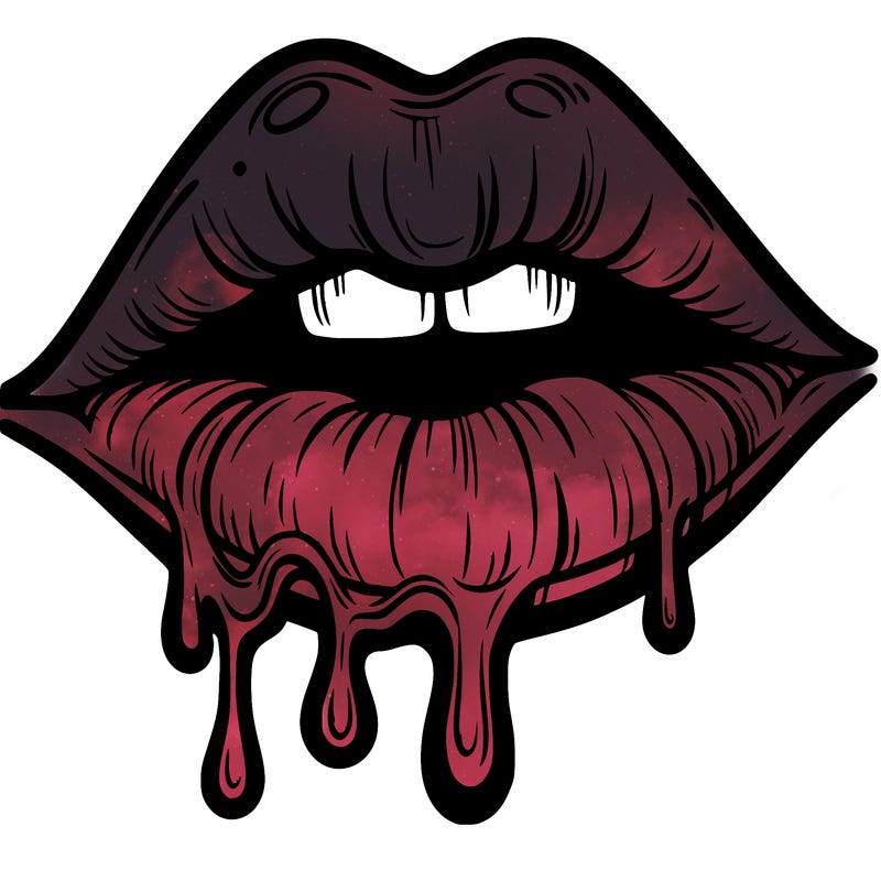 lips that look realistic and drip