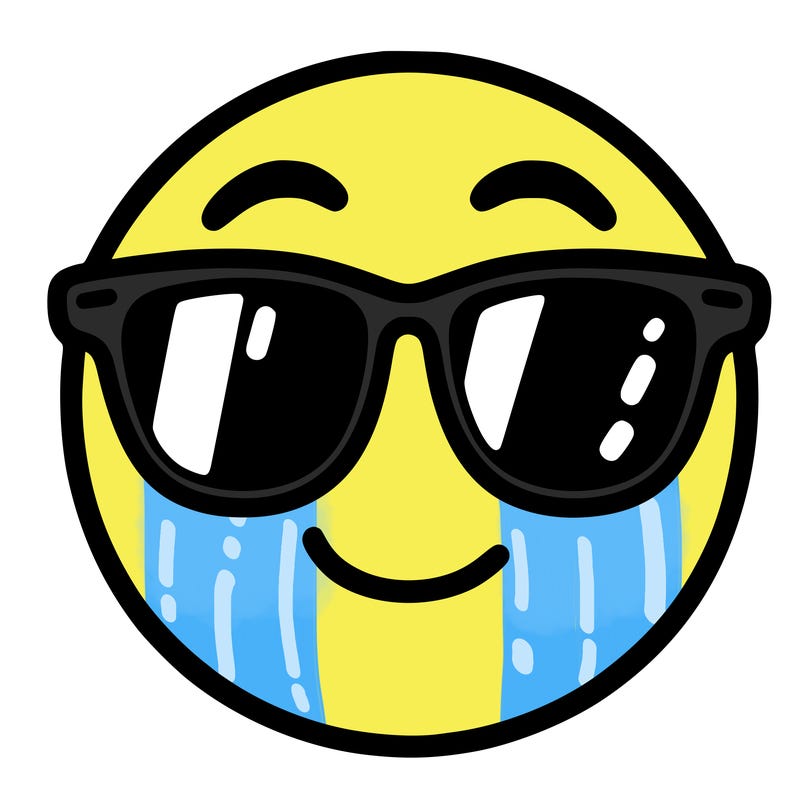 emoji with sunglasses