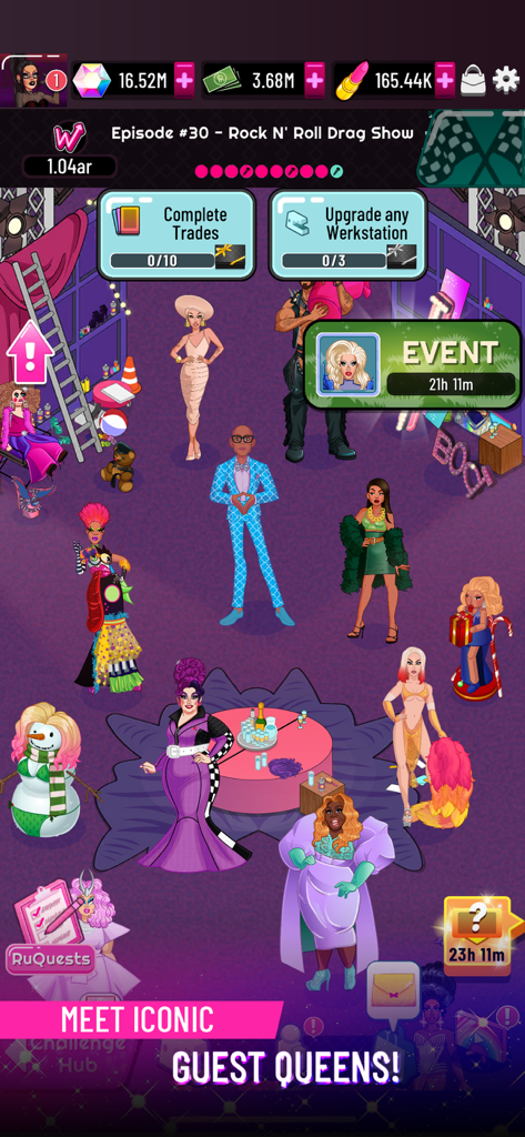 RuPaul's Drag Race Superstar - Capture d'écran du Werk Room dans RuPaul's Drag Race Superstar avec RuPaul et des queens invitées emblématiques