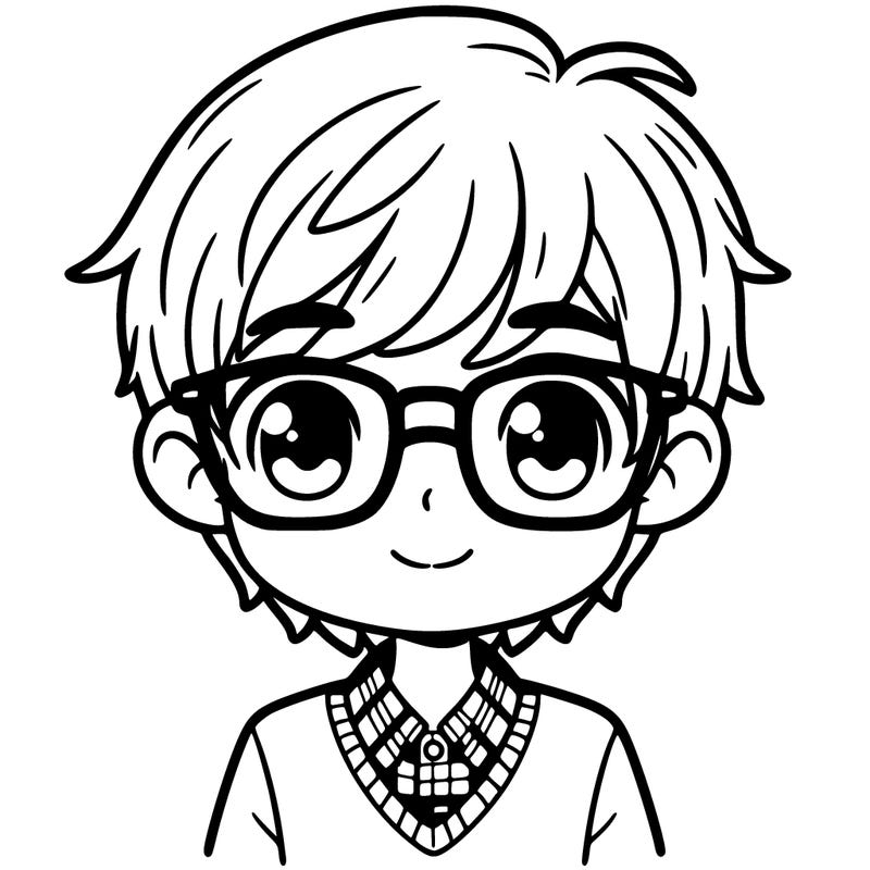 boy with glasses