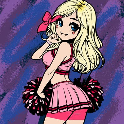 realistic cheerleader