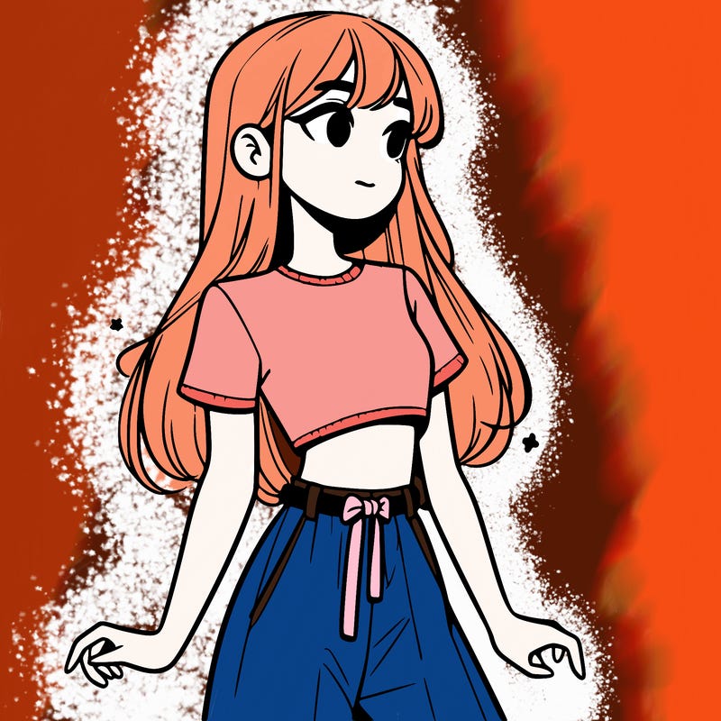 girl in a cute crop top