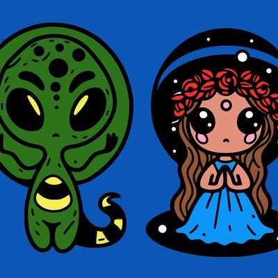 angel and stitch