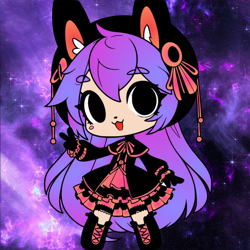 kuromi from hello kitty