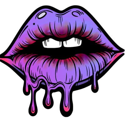 lips that look realistic and drip