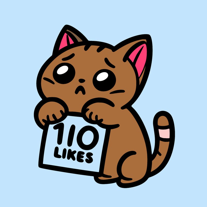 a cat begging for 10 likes