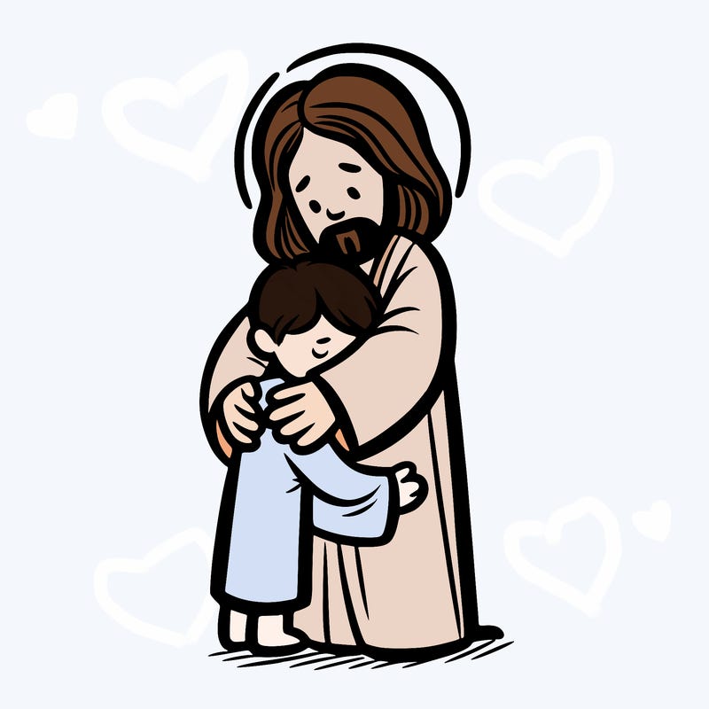 jesus hugging me
