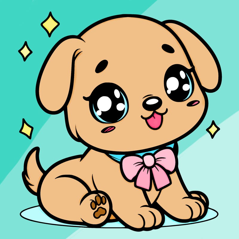 kwai puppy cute detailed