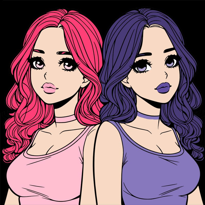 realistic twin sisters