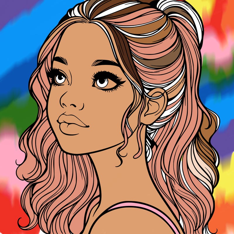 beautiful realistic girl