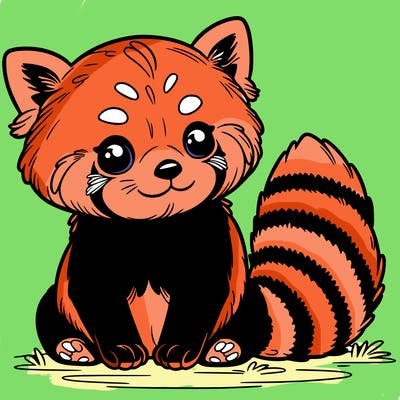 red panda