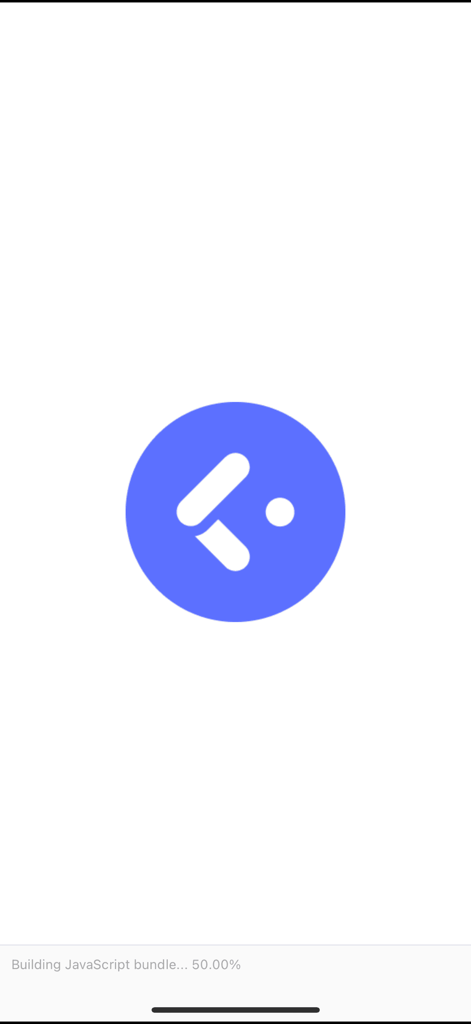 Cortico Kiosk loading splash screen with the blue company logo and a progress bar