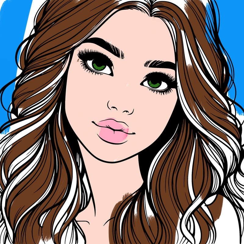 beautiful realistic girl