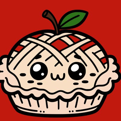 cute apple pie