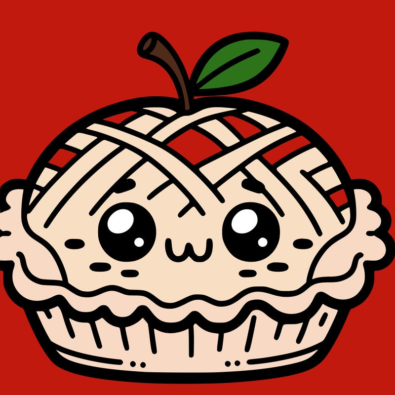 cute apple pie