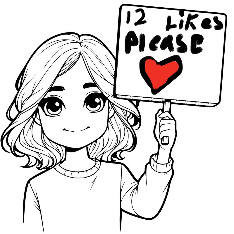 realistic girl holding up a sign