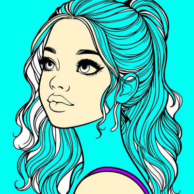 beautiful realistic girl