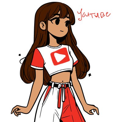 girl in a cute crop top