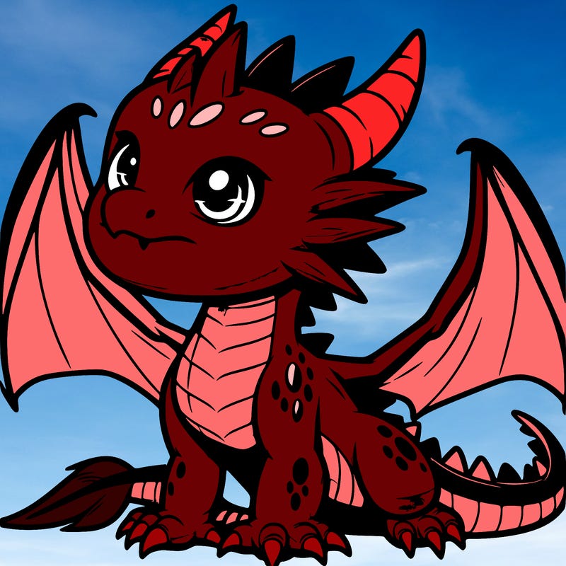 fierce baby night dragon
