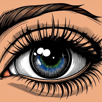 realistic eye