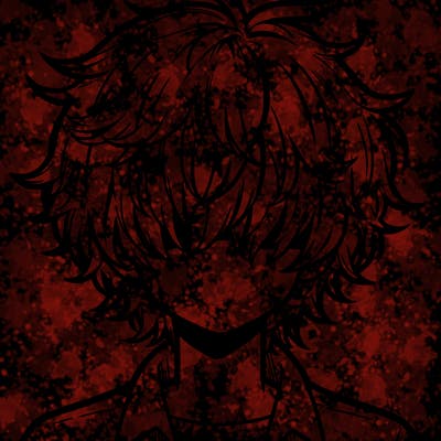 manga boy fluffy hair covering his eyes