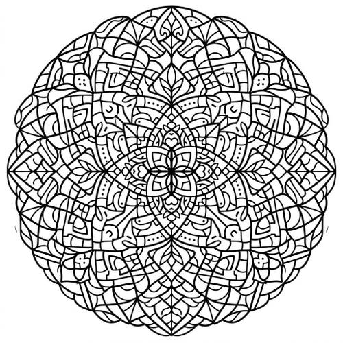 Fibonacci Geometric Mandalas