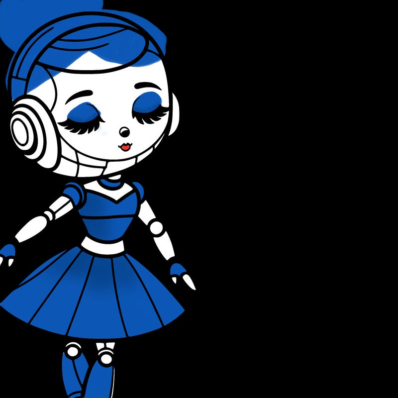 the robot ballerina with her eyes closed from fnaf sister location