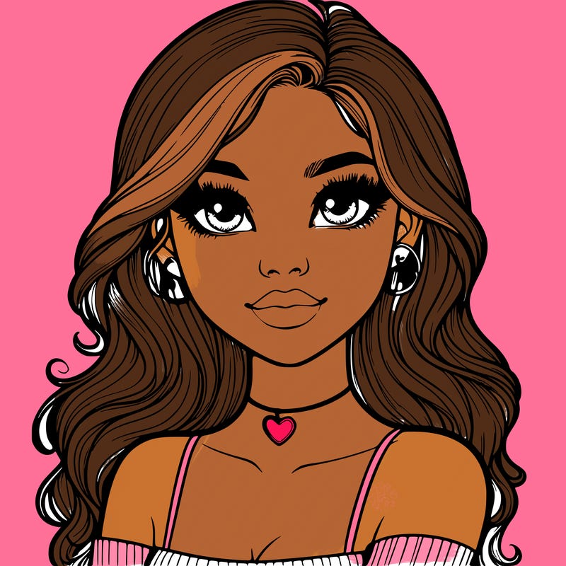 realistic pretty girl