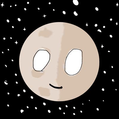 a circle with nothing around it