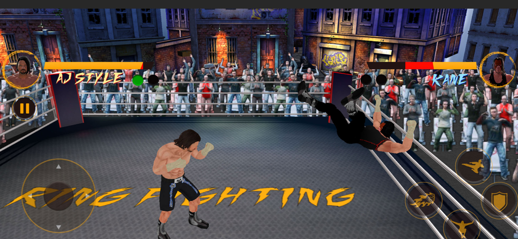 Pro Wrestling Revolution 2025 - Action-packed gameplay of a wrestling match in Pro Wrestling Revolution 2025 featuring two fighters in the ring.